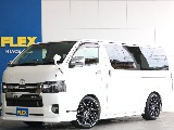 【厳選仕入中古車】ハイエースバン　スーパーGL ダークプライム　ガソリン　2WD ＦＬＥＸオリジナルカスタム多数搭載で様々なシーンでご活躍できる1台☆☆