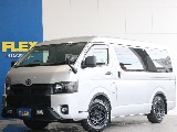 【厳選仕入中古】ハイエースワイドバン　ガソリン４WD　シルバー こだわりカスタムのオフロード仕様のお車入庫いたしました☆☆