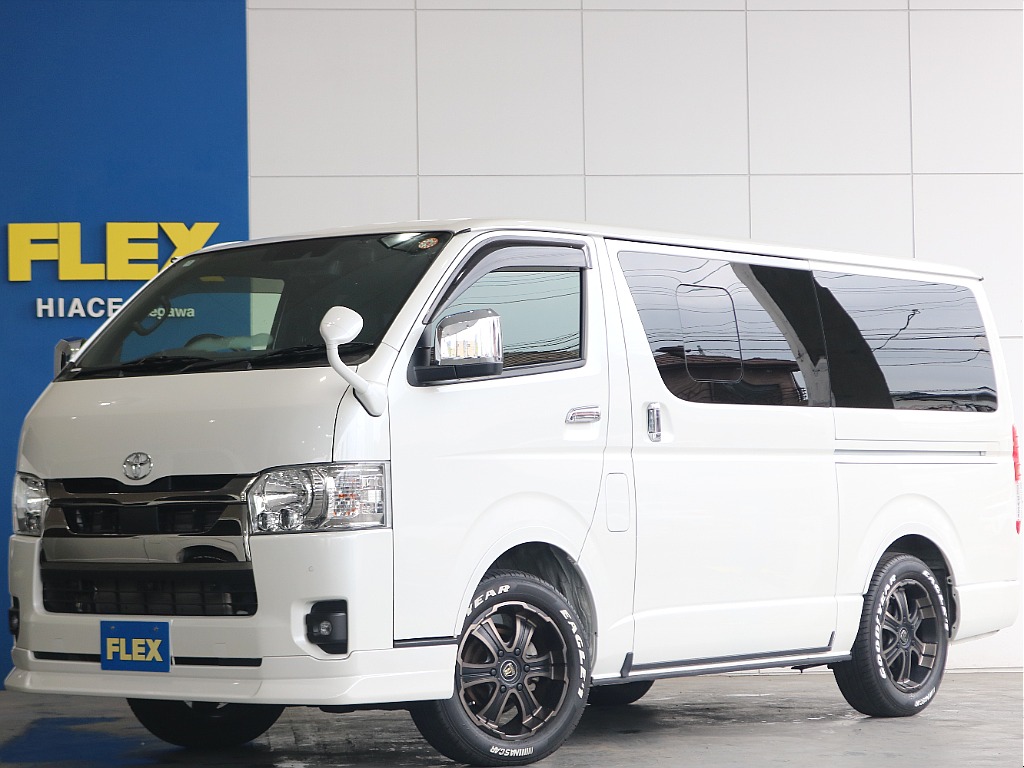 【厳選仕入中古車】ハイエース バン ダークプライムⅡ ディーゼル４WDベッドキット付きで車中泊仕様！人気カスタム搭載のハイエース☆全国納車