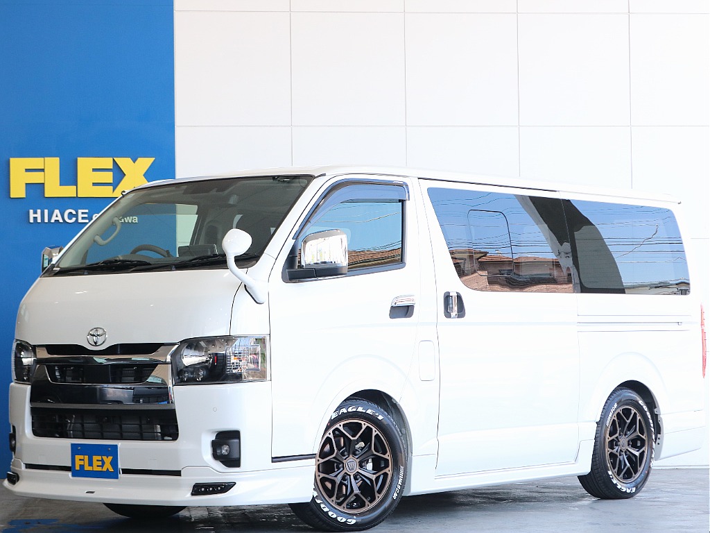 【厳選仕入れ中古】ハイエースバン　ディーゼル4ＷＤ　パールホワイト モデリスタ×車中泊仕様のお車入庫致しました☆☆