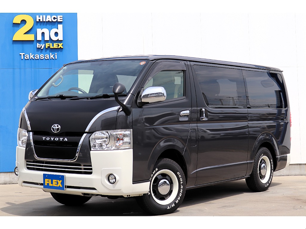 平成30年　ハイエースバン　リラクベースタイプⅡ　ディーゼル4WD　入庫☆彡新品バックカメラ・フローリング・ベッドキット・サブバッテリー