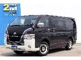 平成30年　ハイエースバン　リラクベースタイプⅡ　ディーゼル4WD　入庫☆彡新品バックカメラ・フローリング・ベッドキット・サブバッテリー