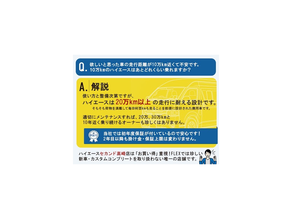 ＦＬＥＸではドライブ安心プランが標準付帯！修理費用が０円で安心してお乗りいただけます！