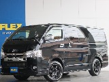 【厳選仕入れ中古車】ハイエースバン　ダークプライムⅡ ディーゼル４WD　レイズホイール 内外装カスタムこだわりの1台♪