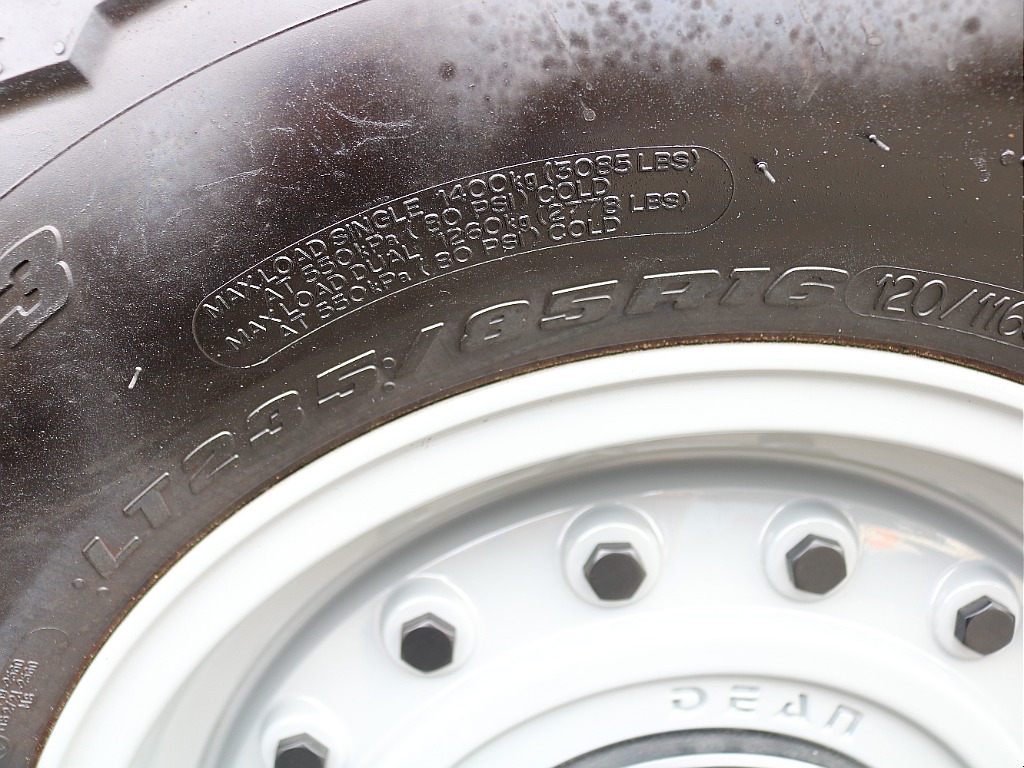 タイヤサイズ。