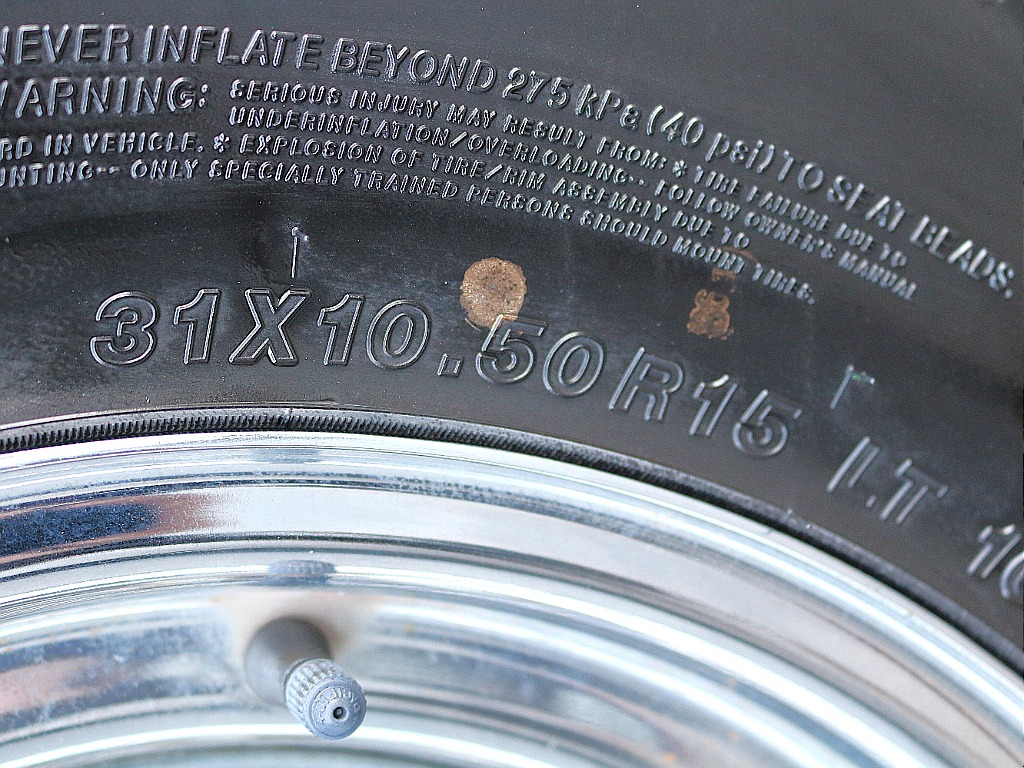 タイヤサイズです。