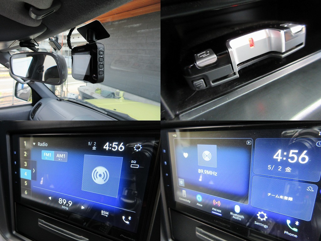 Bluetooth対応のディスプレイオーディオとドライブレコーダーも装着済みです！