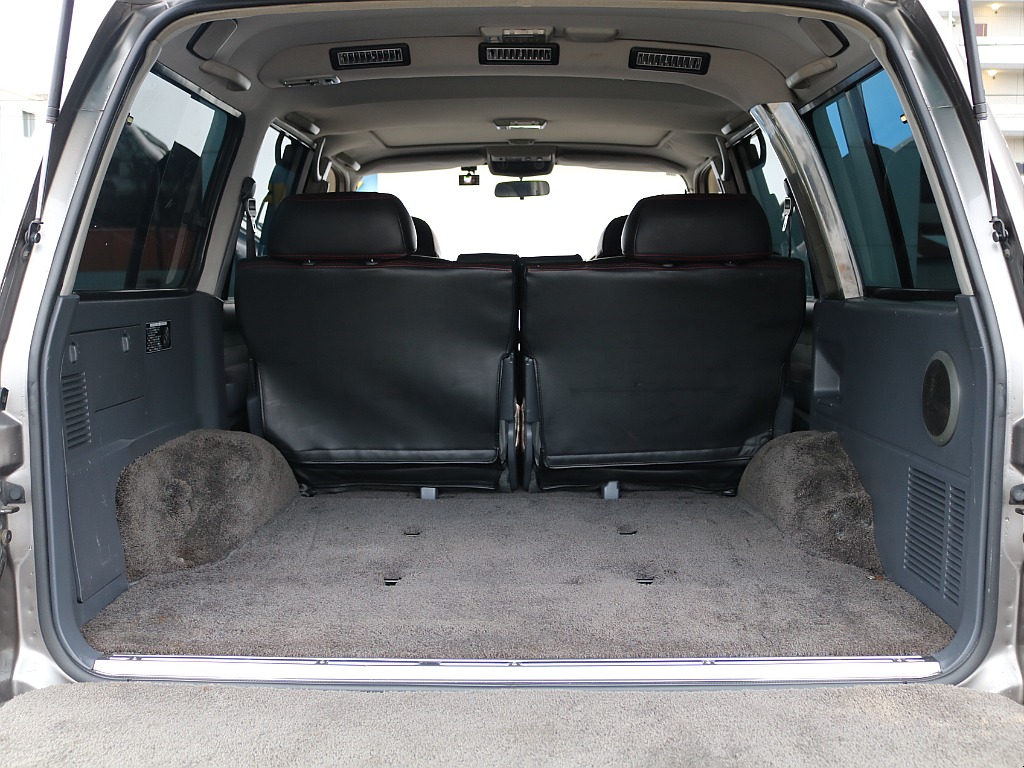 ラゲッジスペースは充分確保できます。