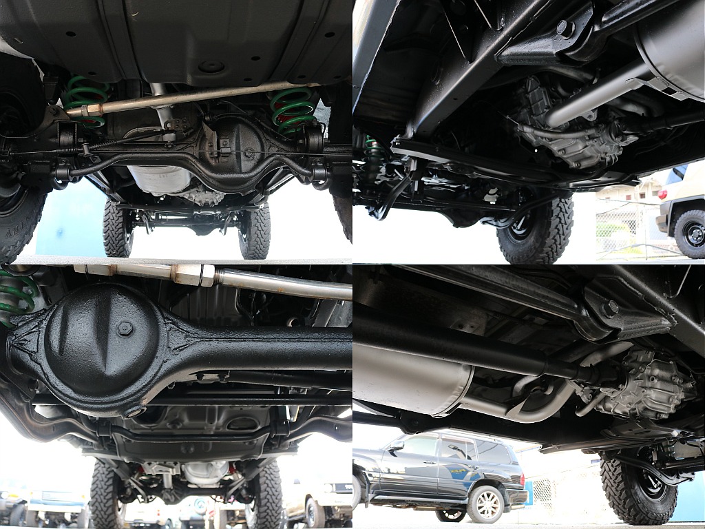 下廻りも防錆処理をしっかりと施しております。
