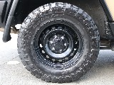 TOYOオープンカントリーMTタイヤに ブラック塗装済み純正ホイール装着！