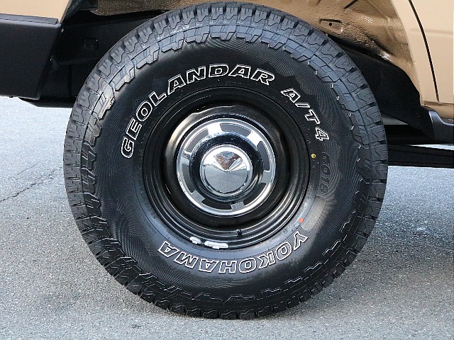 新品YOKOHAMAジオランダーATタイヤ＆新品輸出用ホイール装着！