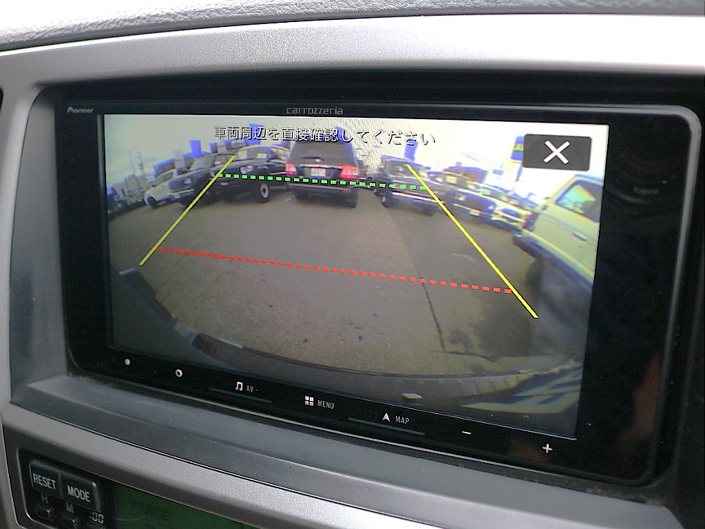 バックカメラ付き。