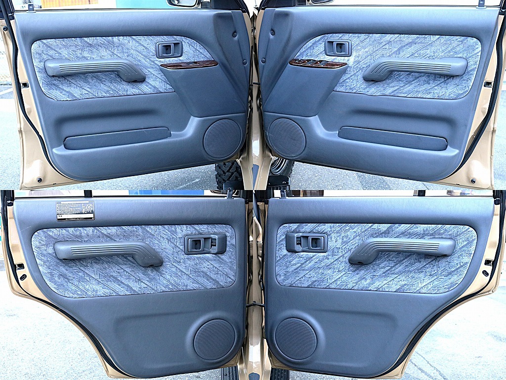 ドア内張も綺麗です。各所の状態は20年以上前とは 思えないです。