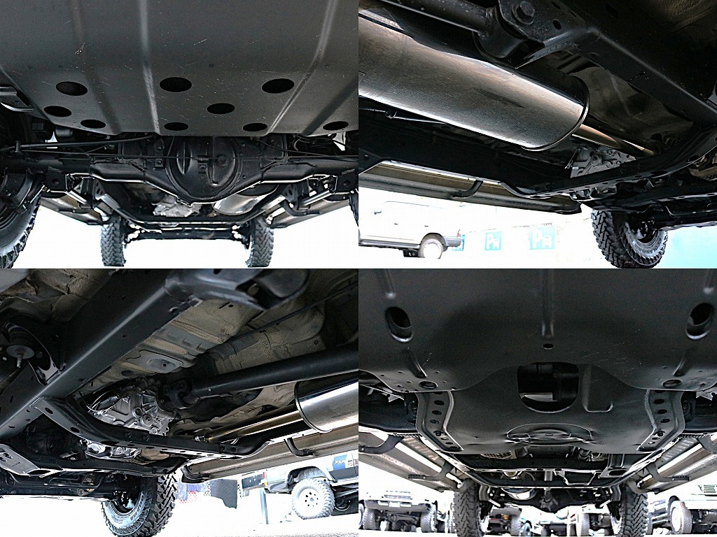 下廻りもご覧のように綺麗な状態です。 マフラーはセンターリヤ共に新品でオリジナルパーツを 装着しました。