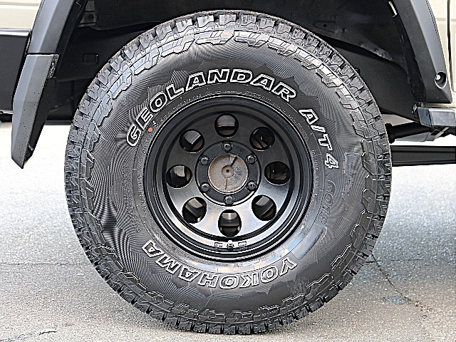 ジオランダーATタイヤ＆ジムラインAWの組み合わせ。 それぞれ新品装着です！