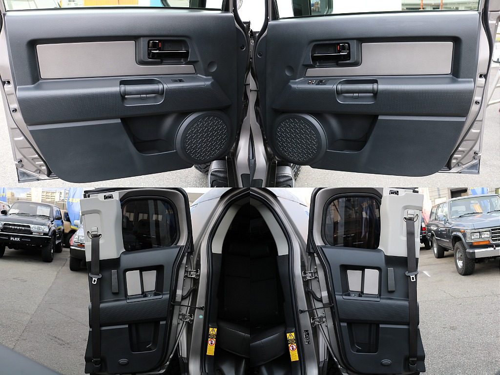 ドア内張は外装色と合わせております。