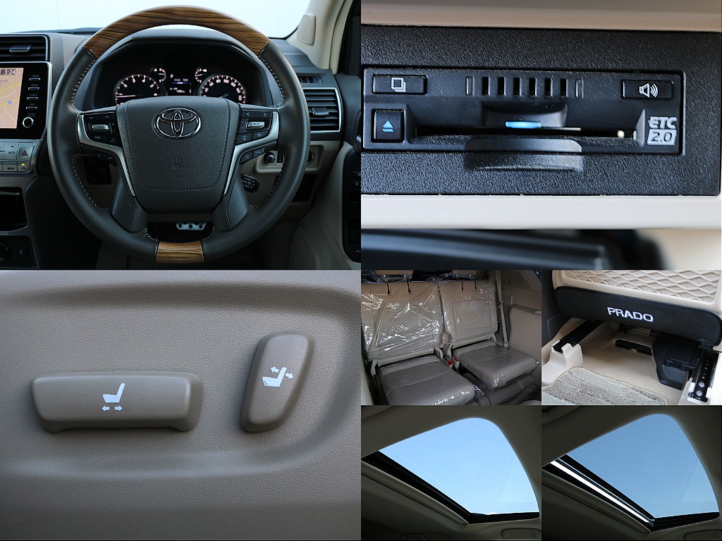 3列目は新車時のままの様、 ビニールがかけられております。