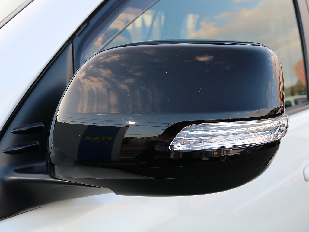 ドアミラーは専用ブラックとなっております。