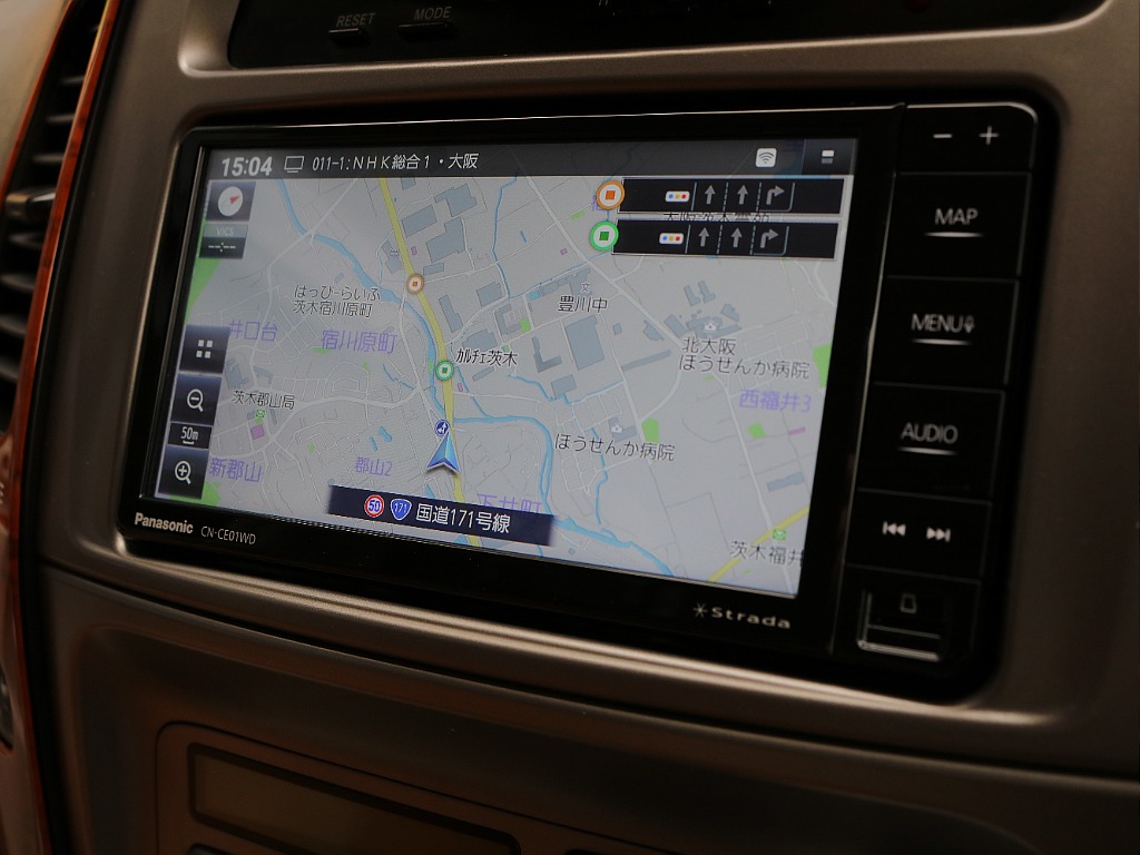 新品でパナソニック製フルセグナビ装着済みです！