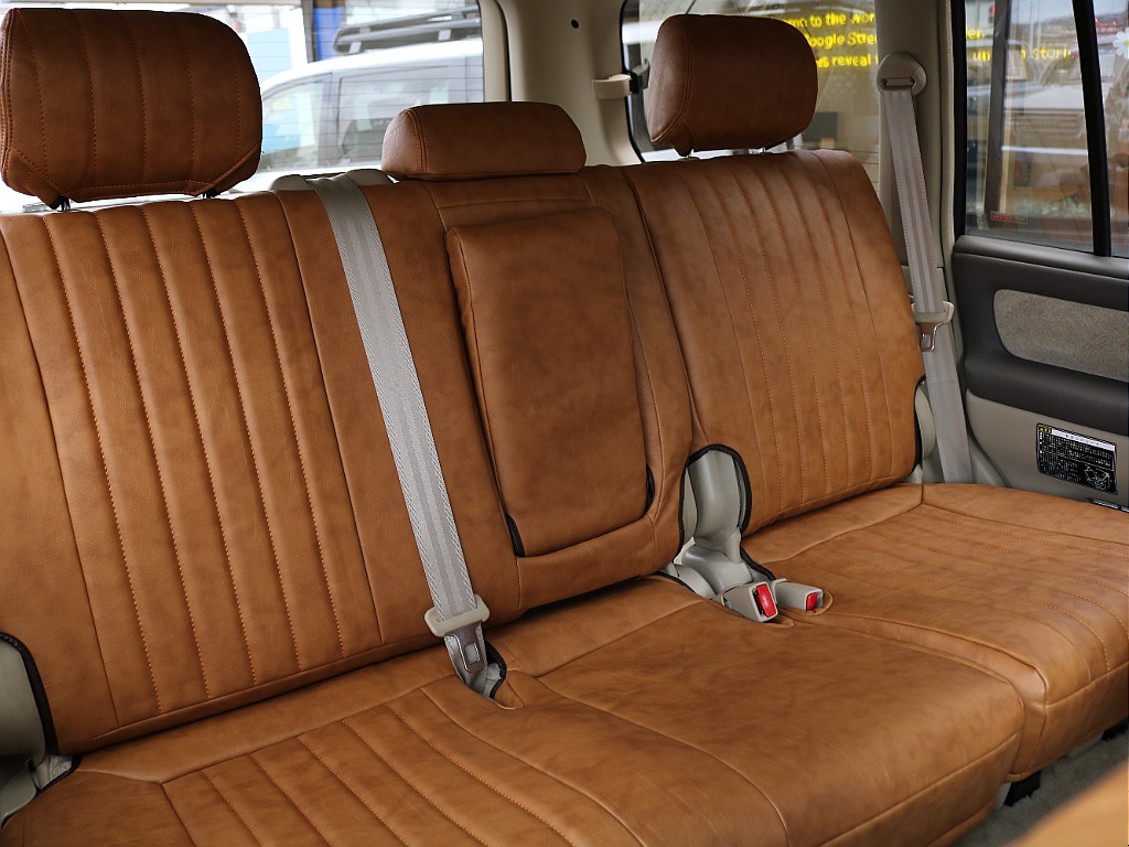 キャメルのシートカバーが雰囲気あっていいですね！