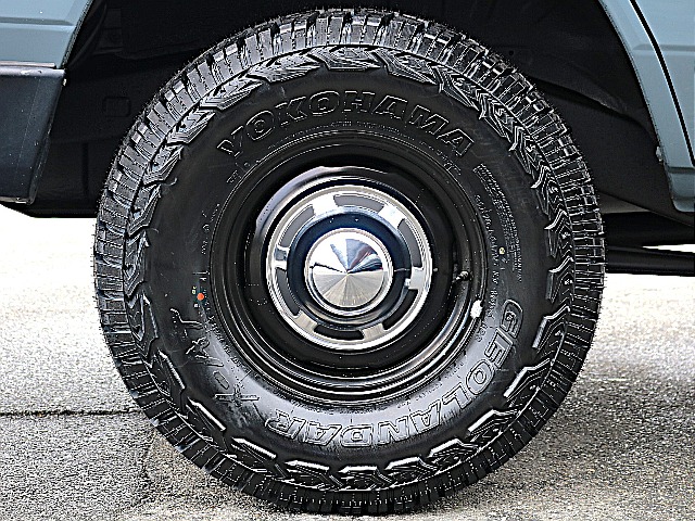 YOKOHAMAジオランダーX-ATタイヤ＆輸出用スチールホイールの組み合わせ！それぞれ新品装着です。