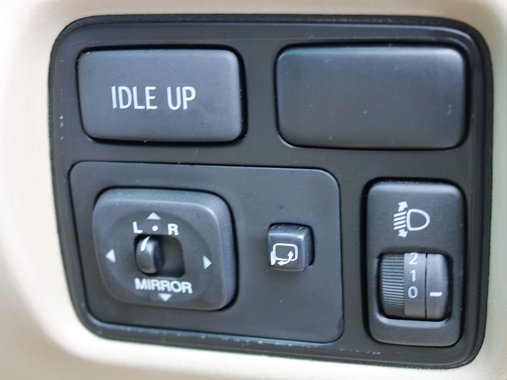 ボタン類もきれい！