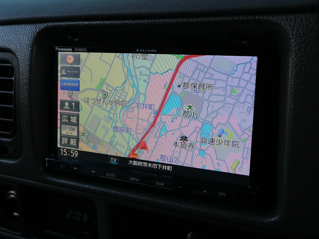 パナソニック製ナビが装着済みです。