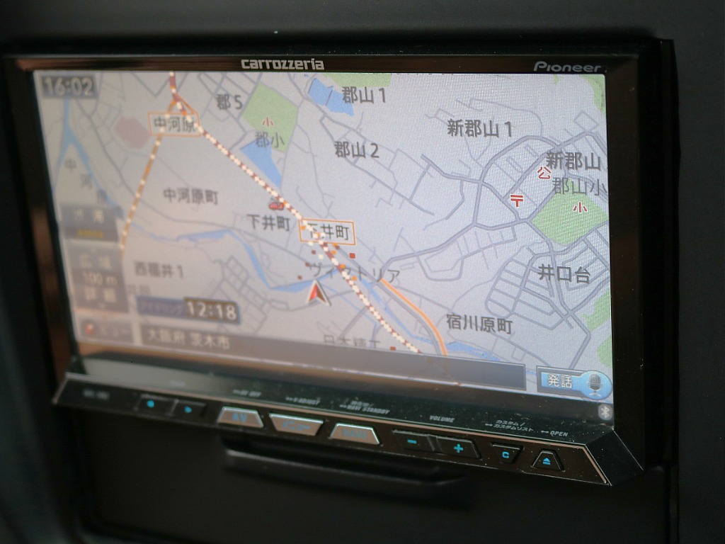 パイオニア製ナビ。