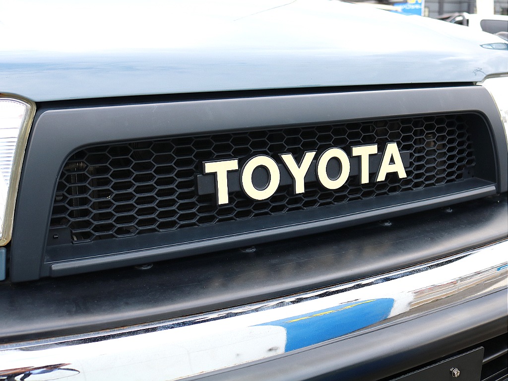 横文字メッシュグリル。