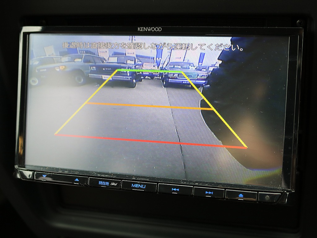 バックカメラついてるのは安心ですね！