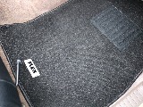 ブラックフロアマット。
