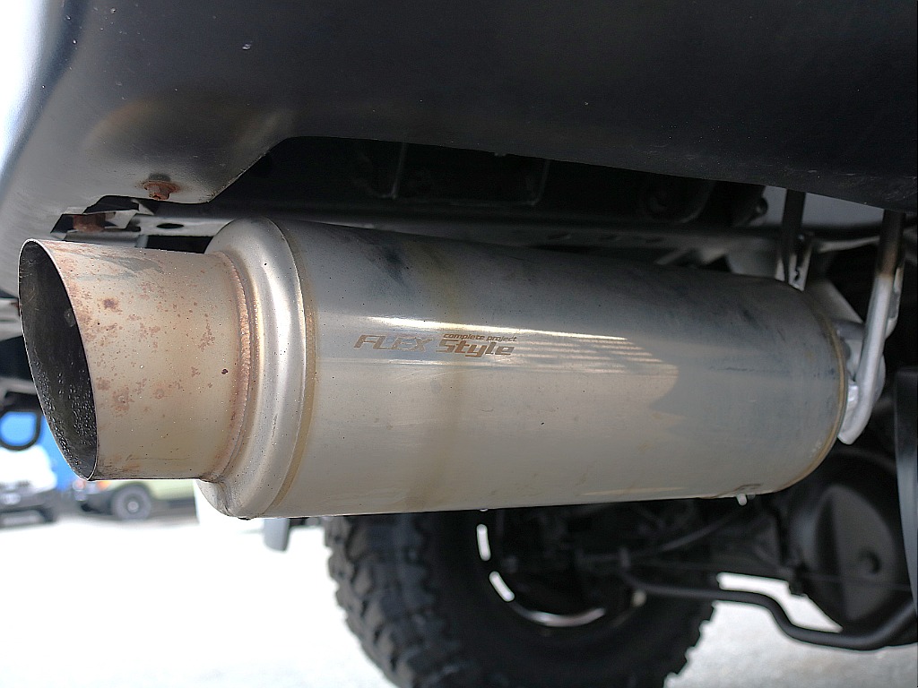 FLEX製砲弾マフラー