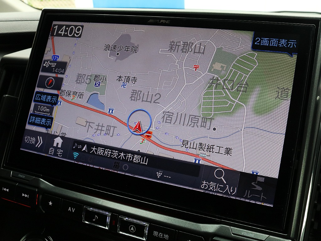 アルパイン製BIGX１１インチナビ。