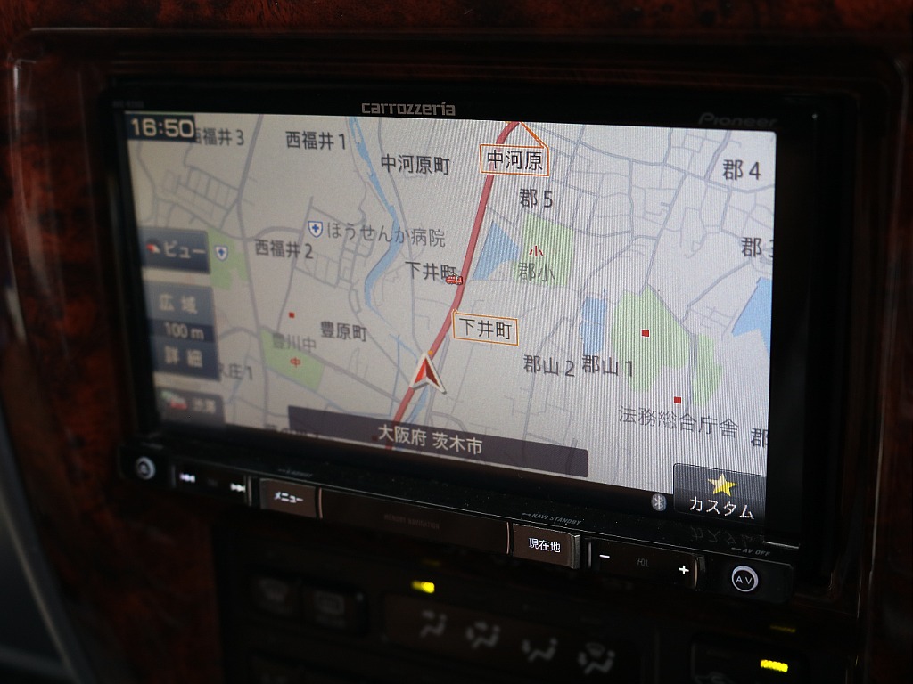 carrozzeria製フルセグナビ