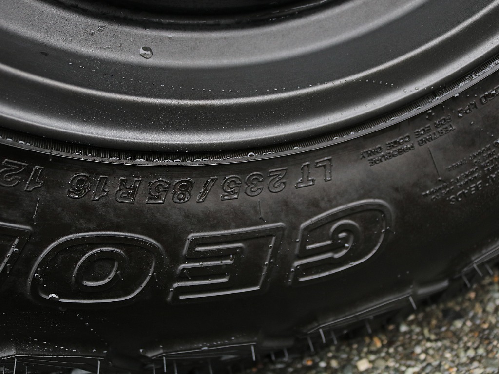 タイヤサイズ。