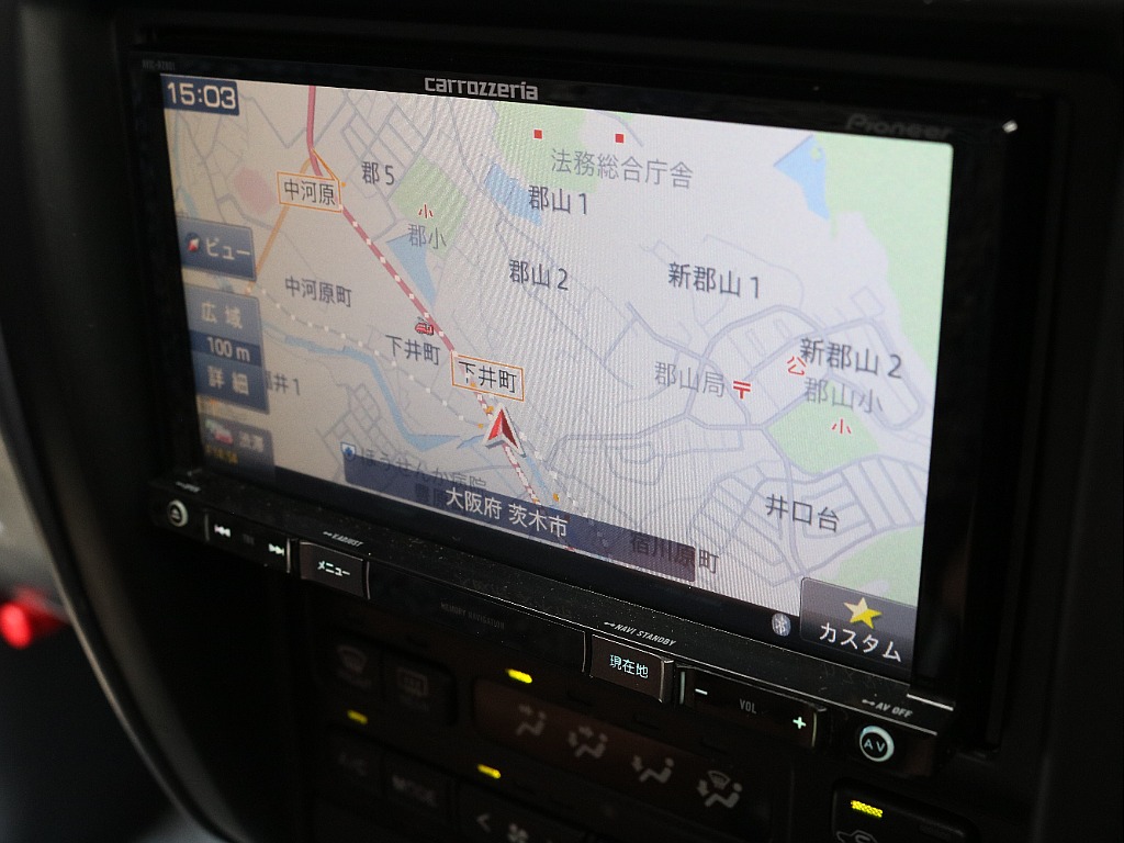 カロッツェリア7インチフルセグナビ