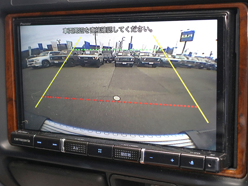 バックカメラ装着済み！ 大きな車体には必須です！