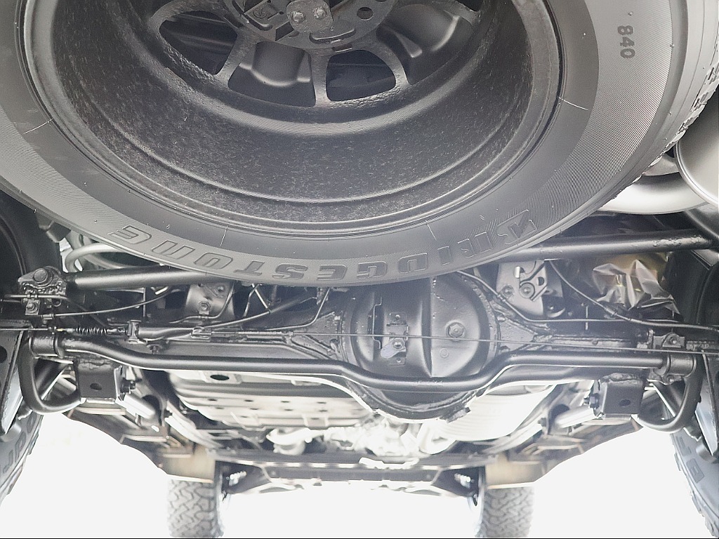 下廻り。防錆塗装済みです。