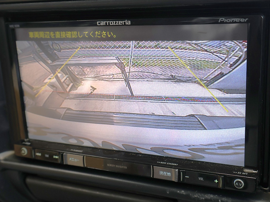 バックカメラ付きです