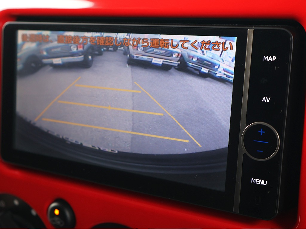 バックカメラも装着済みです。