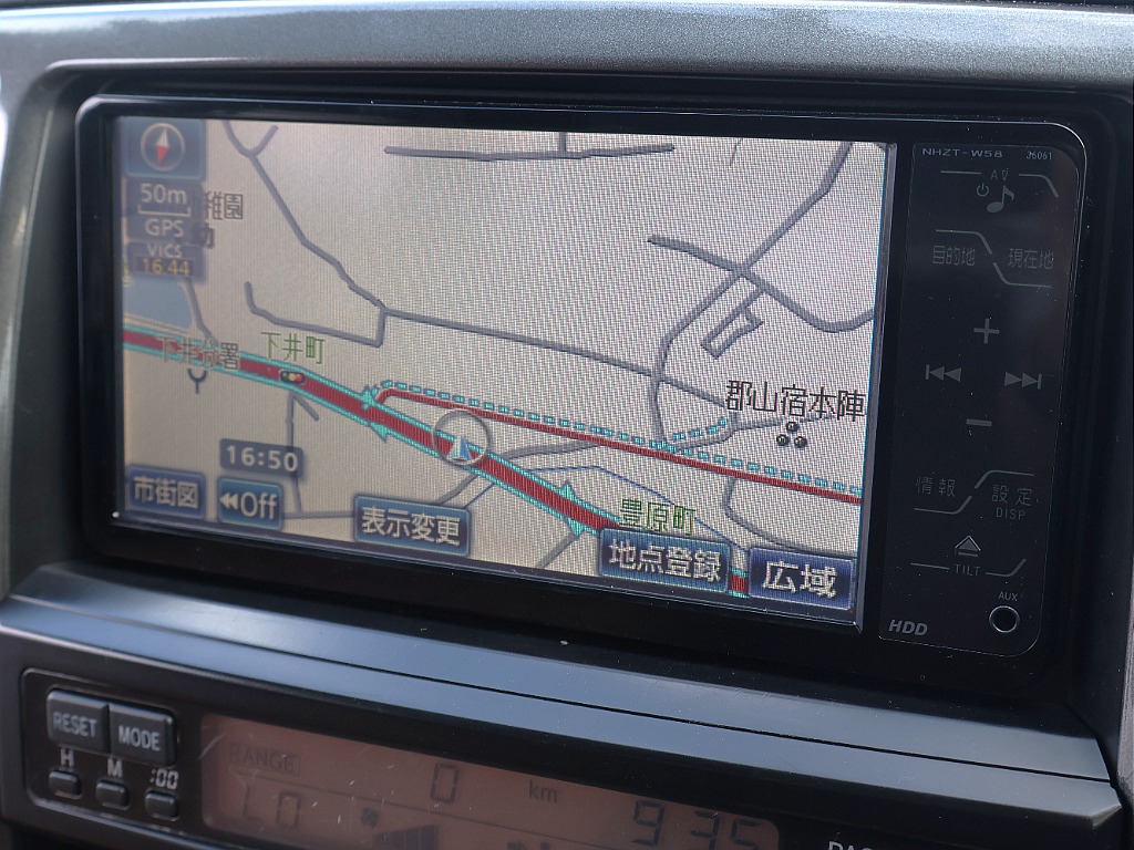 純正ナビ。