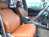 新品クラシックブラウンシートカバー装着。