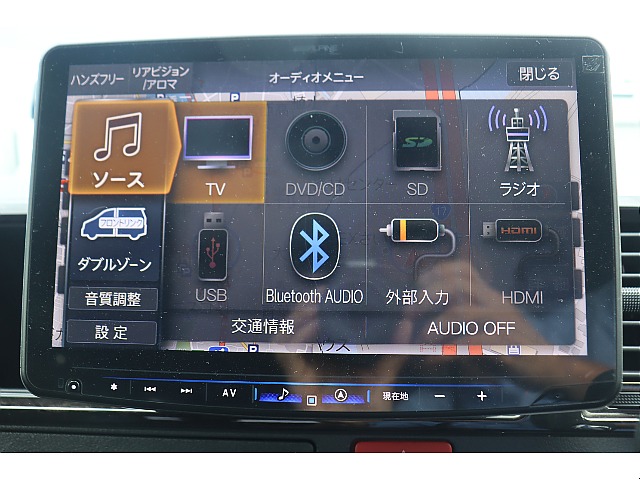 Bluetooth/ＤＶＤ再生/音楽録音も可能♪走行中の視聴も可能です♪