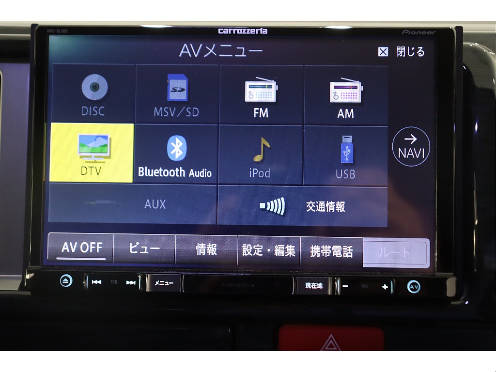 Bluetooth/ＤＶＤ再生/音楽録音も可能♪走行中の視聴も可能です♪