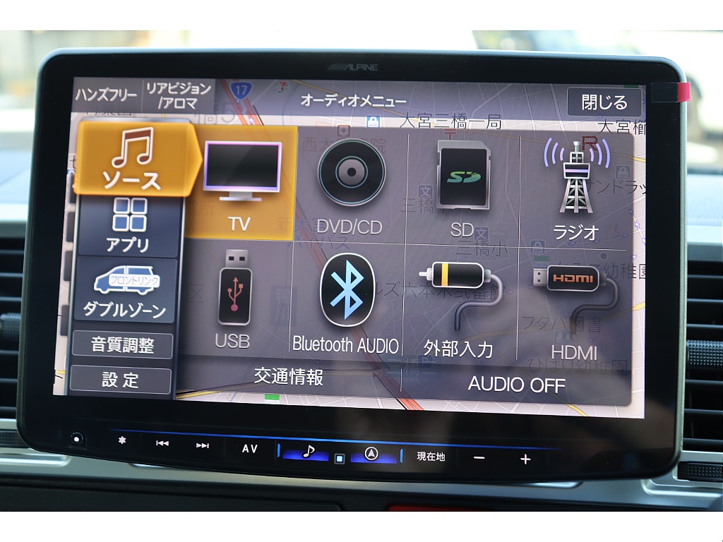 大画面のＢＩＧ－Ｘ１１インチナビ！Bluetooth/DVD再生/音楽録音も可能です♪