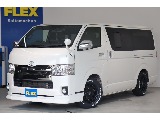 【買取直販】令和２年ハイエースＶ　スーパーＧＬダークプライムⅡ　２８００クリーンディーゼル４ＷＤ　床張り施工/フリップアップベット