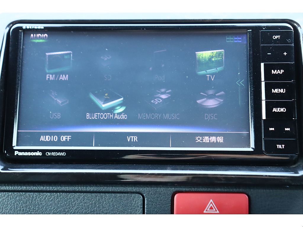 パナソニックフルセグナビ装着済み！Bluetooth/DVD再生/音楽録音も可能です♪