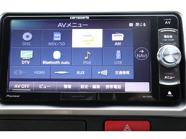 フルセグナビも新品装着済み！Bluetooth/DVD再生/音楽録音も可能です♪