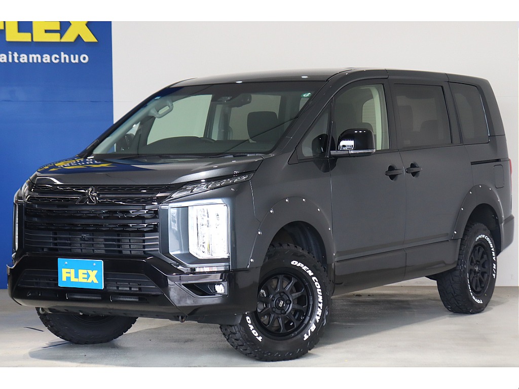 【厳選中古】令和5年　デリカD:5　2.2 P ディーゼルターボ 4WD リフトアップ　アラウンドモニター　オフロードスタイルです☆
