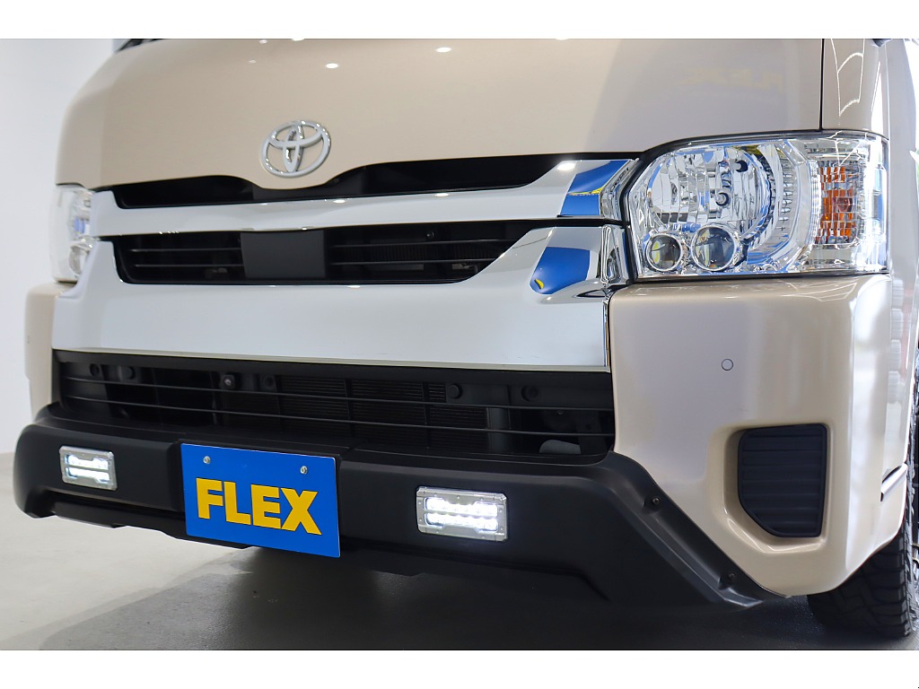 LEDデイライト付きフロントバンパーガードを装着です☆
